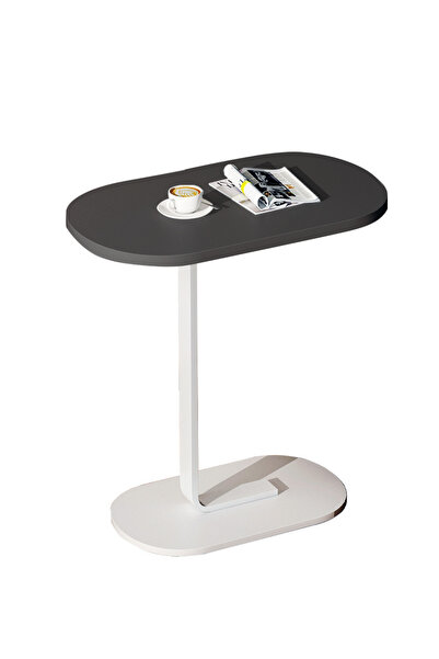 sharpdo طاولة جانبية على شكل حرف C لغرفة المعيشة البسيطة والشقق الصغيرة وطاول...