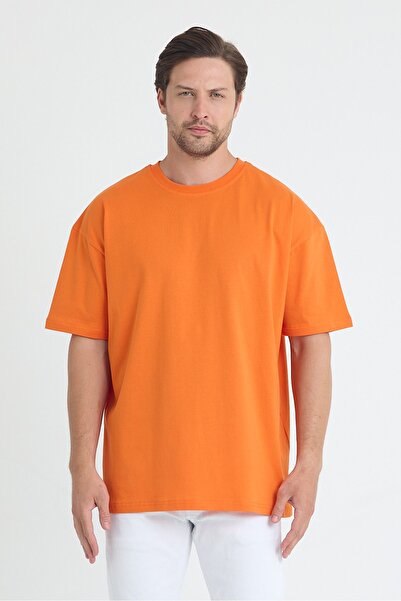 SEDİRLİ Unisex Unprinted Oversized Large T-Shirt Cotton Pieces Combed Cotton ...