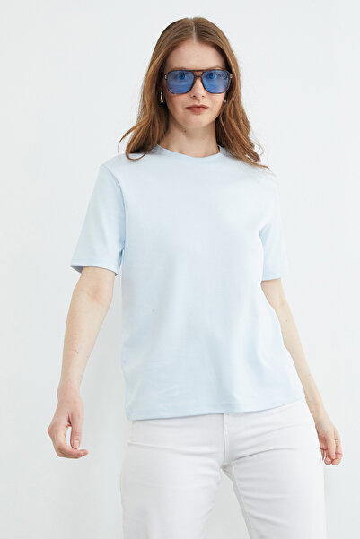 Fulla Moda Casual T-Shirt Basic Crew Neck
