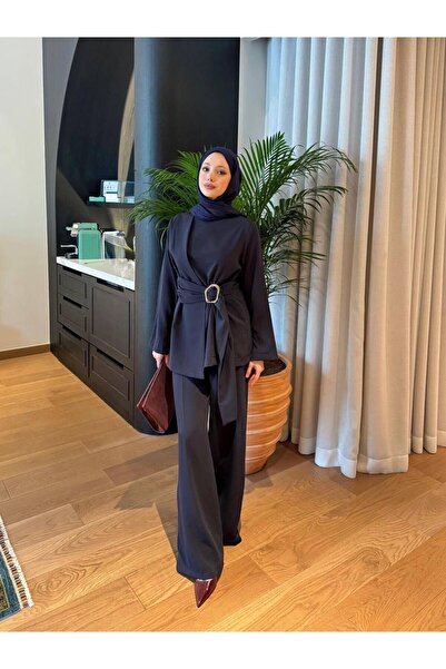 Bak'ap Premium Modal Accessory Blouse Pants 2-Piece Hijab Set