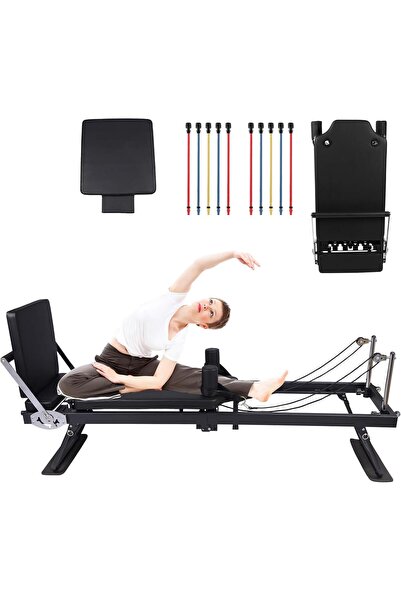 Yagud جهاز بيلاتس ريفورمر قابل للطي لصالة الألعاب الرياضية المنزلية