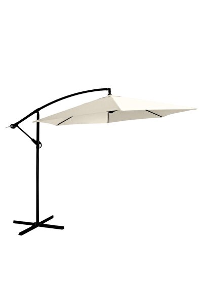 jumi Ομπρέλα κήπου, μπεζ, 250x300 εκ.
