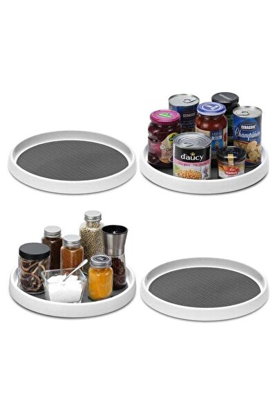 Arabest Turntable Organizer,for Kitchen Cabinet, Pantry and Condiments Storag...