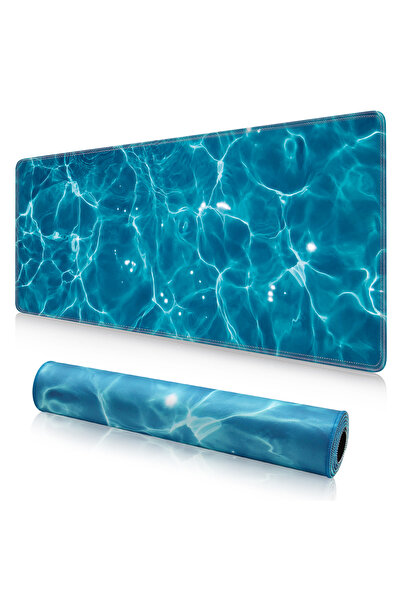 Sumkyle Large Gaming Mouse Pad, Extended Desk Mousepad with Stitched Edges, N...