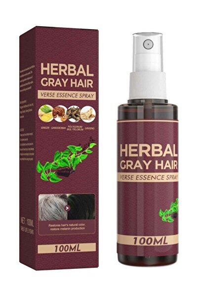 South Moon Herbal Anti-Gray Hair Spray 100ML - Herbal Treatment Growth Essenc...