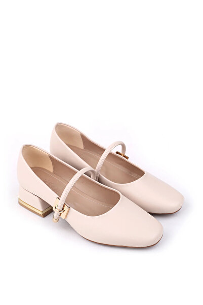 Walkenzo 4772 Women's 3.5 cm Heeled Daily Comfortable Shoes