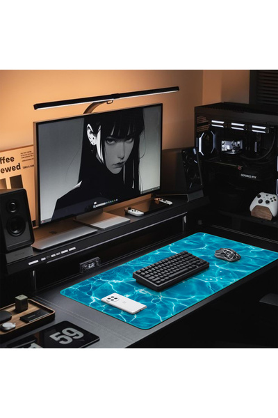 Sumkyle Large Gaming Mouse Pad, Extended Desk Mousepad with Stitched Edges, N...