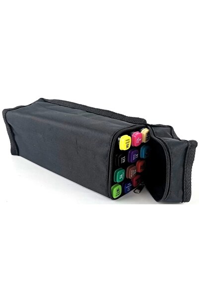 Empressco Renkli Twin Marker Set, Çanta ile 12 Renkli Kalemler, Yaratıcı Sana...