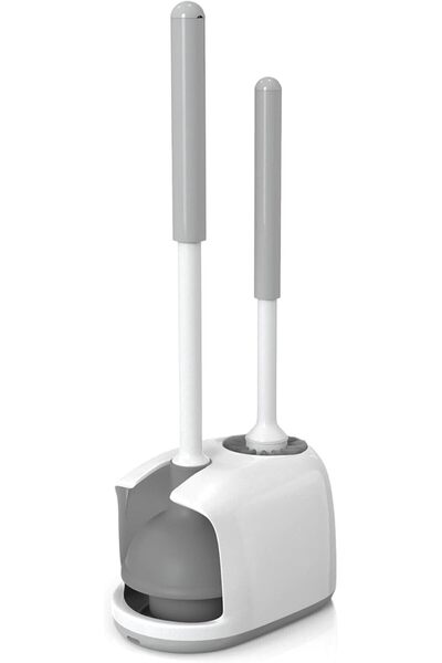 Arabest 2-in-1 Toilet suction cup and brush, powerful pump and unique water s...