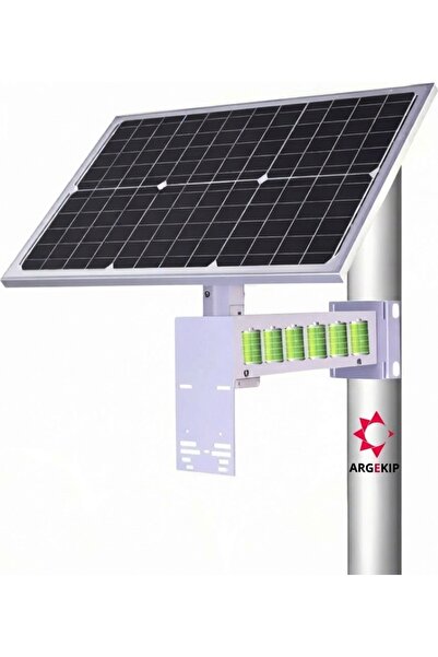 ARGEKİP BİLİŞİM Argekip Lityum Bataryalı Güneş Panel Seti | 40W Monokristal P...