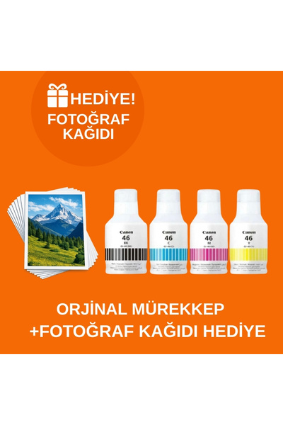 Canon Gı-46 Mürekkep Takım / Maxify Gx6040 / Gx6050 / Gx7040 / Gx7050 / Gx7055