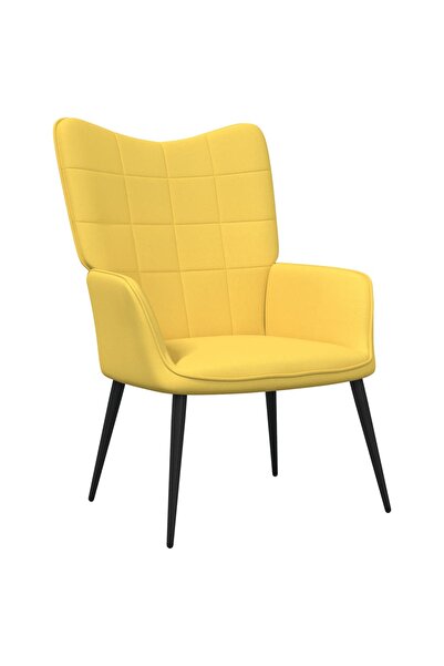 Concept Πολυθρόνα χαλάρωσης, μουσταρδί, ύφασμα