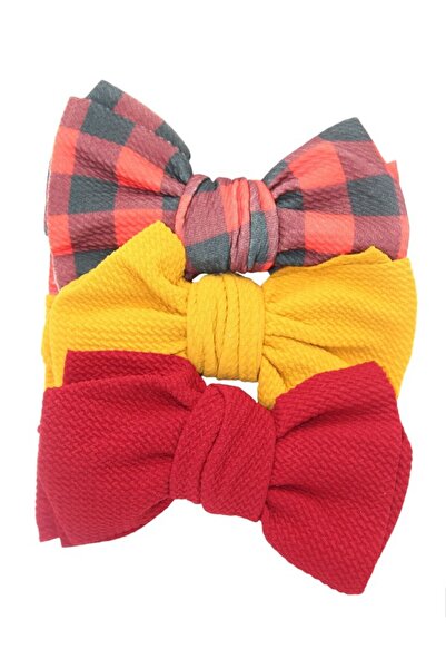 Bambimici - Mira Assorted Big Ribbon Bow Headband for Babies - Multicolor, Mu...
