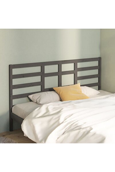 Concept Κομοδίνο, γκρι, 206x4x104 cm, μασίφ ξύλο πεύκου