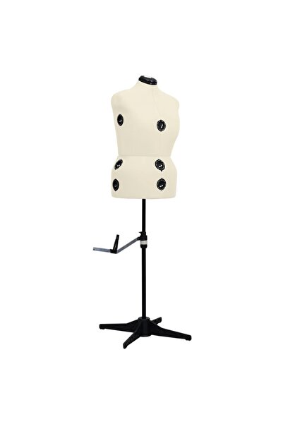 Concept Adjustable dress form for women, cream, size L 44-50