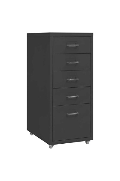 Concept Fișet mobil, antracit, 28x41x69 cm, metal