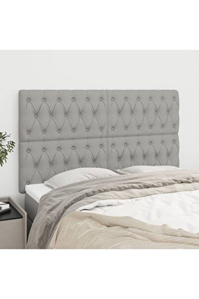 Concept Κομοδίνα, 4 τεμάχια, ανοιχτό γκρι, 80x7x78/88 cm, ύφασμα