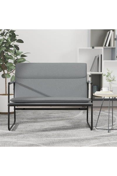Concept Πάγκος, ανοιχτό γκρι, 100x64x80 εκ., ύφασμα