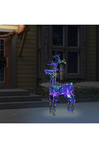 Concept Reindeer Christmas decoration, 90 LEDs, 60x16x100 cm, acrylic