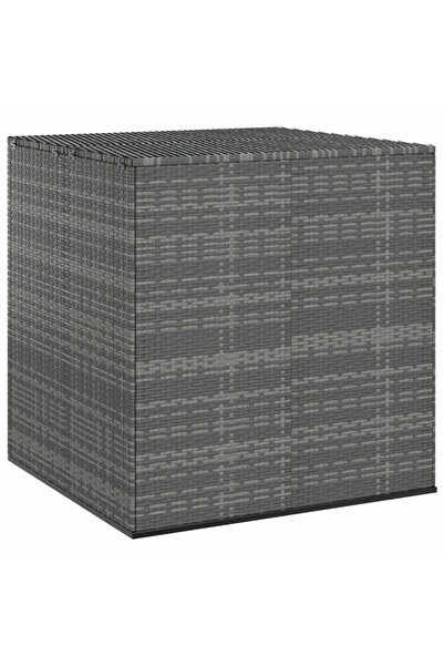 Concept Ladă grădină pentru perne, gri, 100x97,5x104 cm, ratan PE