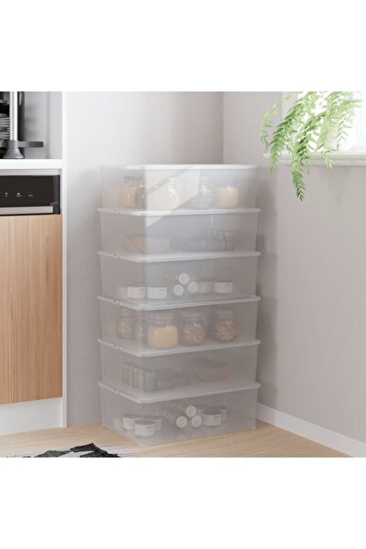 Concept Πλαστικά κουτιά αποθήκευσης, 6 τεμ., 10 λίτρα, στοιβαζόμενα