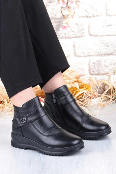 Voyager B002 Women's Genuine Leather Laceless Thermo Comfortable Sole Mother ...