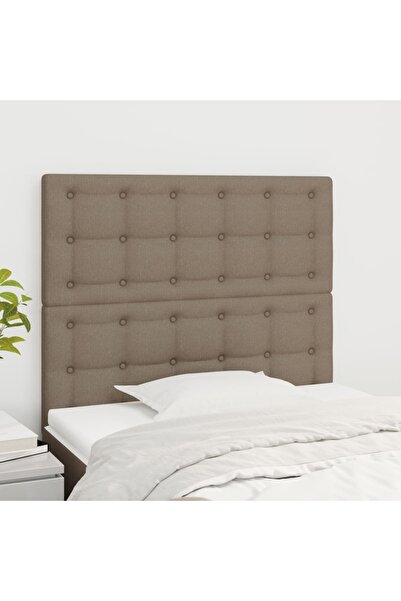 Concept Κομοδίνα, 2 τεμ., γκρι-μπεζ, 100x5x78/88 cm, ύφασμα