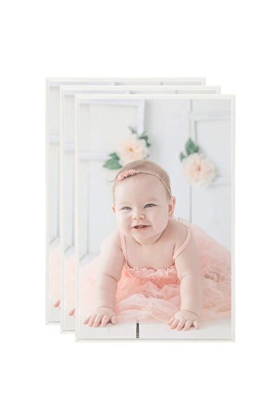 Concept Rame foto colaj pentru perete/masă 3 buc. argintiu 13x18 cm MDF