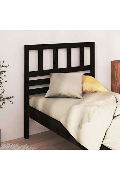 Concept Tăblie de pat, negru, 96x4x100 cm, lemn masiv de pin