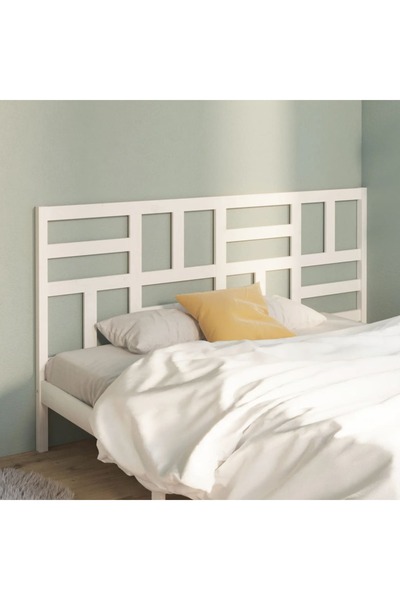 Concept Tăblie de pat, alb, 206x4x104 cm, lemn masiv de pin