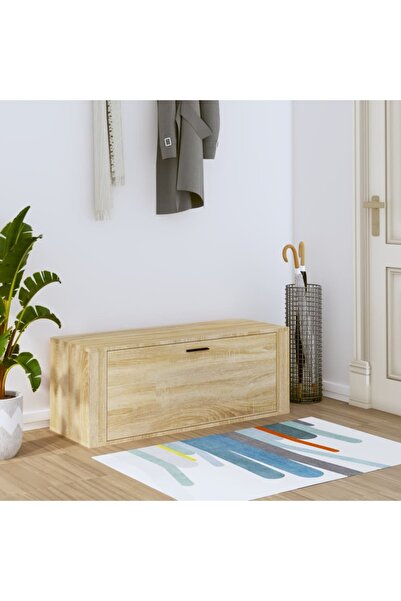 Concept Pantofar de perete, stejar sonoma, 100x35x38 cm lemn prelucrat