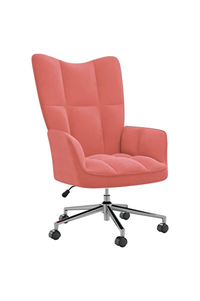 Concept Πολυθρόνα, ροζ, Βελούδο