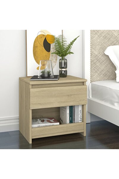 Concept Bedside table, Sonoma oak, 40x30x39 cm, chipboard