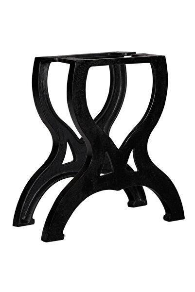 Concept Πόδια τραπεζιού σαλονιού 2 τεμάχια, σκελετός σε σχήμα Χ, χυτοσίδηρος