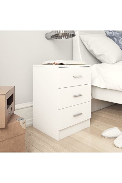 Concept Noptieră, alb, 38x35x56 cm, PAL