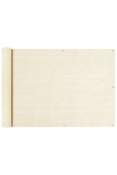 Concept Paravan pentru balcon, crem, 75 x 400 cm, HDPE