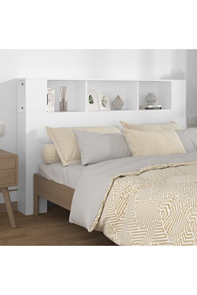 Concept Κεφαλάρι με ντουλάπα, λευκό, 160x18,5x104,5 εκ.