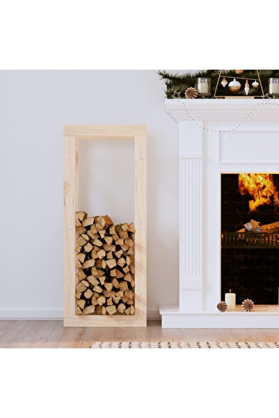 Concept Ράφι για καυσόξυλα, 41x25x100 cm, μασίφ ξύλο πεύκου