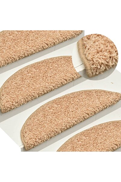 Concept Covorașe pentru trepte scară, 15 buc., auriu, 56x17x3 cm