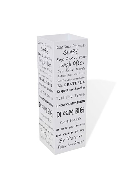 Concept Τετράγωνη βάση αποθήκευσης για ομπρέλα και μπαστούνι, ατσάλινη, 48,5 ...