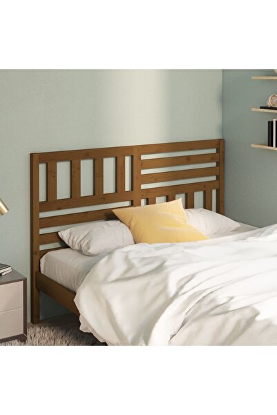 Concept Tăblie de pat, maro miere, 166x4x100 cm, lemn masiv de pin