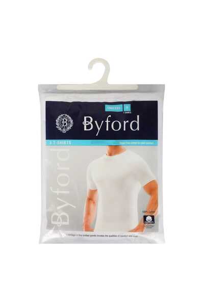 Byford Mens Crew Neck T-Shirt, XL, 3 pcs