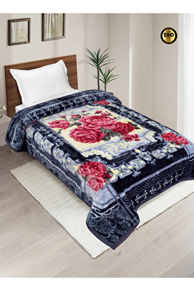 PARRY LIFE Single 2 Ply Raschel Blanket – 100% Polyester, Soft & Warm, 160x22...