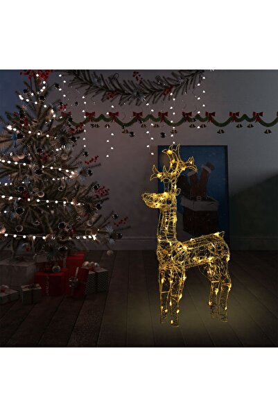 Concept Reindeer Christmas decoration, 90 LEDs, 60x16x100 cm, acrylic
