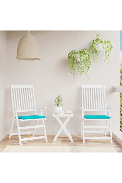 Concept Μαξιλάρια καρέκλας, 2 τεμ., τυρκουάζ, 40x40x3 cm, ύφασμα