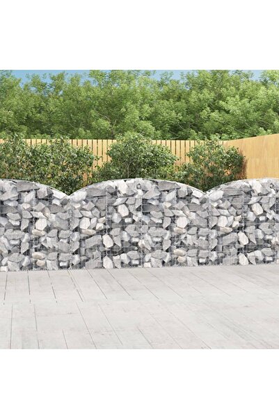 Concept Coș gabion arcuit 200x50x100/120 cm fier galvanizat