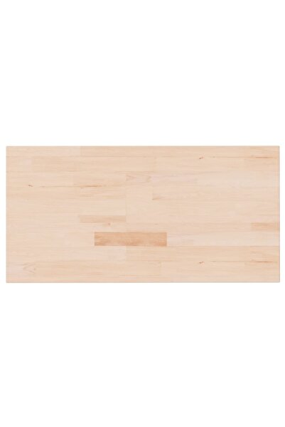 Concept Blat de baie, 100x50x2,5 cm, lemn masiv netratat