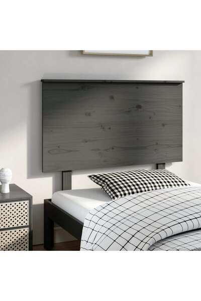 Concept Κομοδίνο, γκρι, 104x6x82,5 cm, μασίφ ξύλο πεύκου