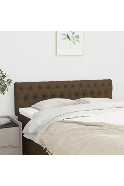 Concept Κομοδίνα, 2 τεμ., σκούρο καφέ, 72x7x78/88 cm, ύφασμα