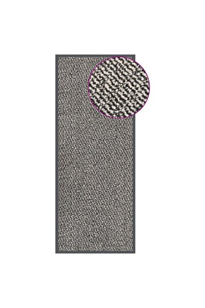 Concept Covoraș de intrare cu smocuri, maro deschis, 60x150 cm